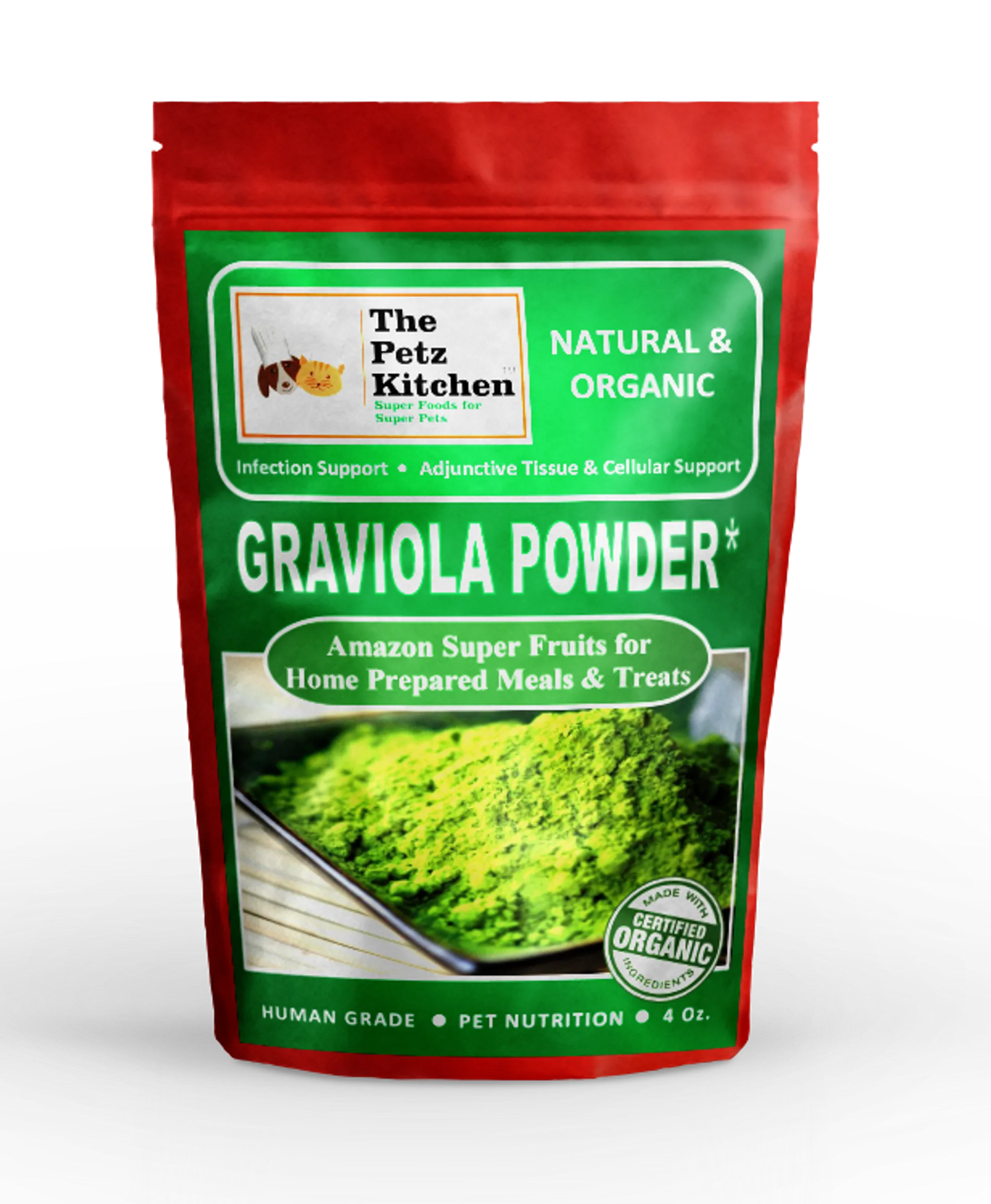 Graviola Leaf & Stem Powder - Infection, Adjunctive Tissue & Cellular, 4 Oz