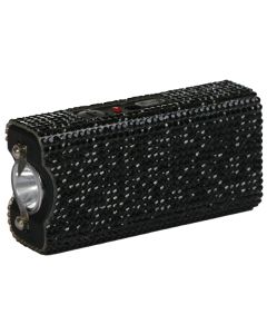 Fang Keychain Stun Gun and Flashlight with Battery Meter Pink