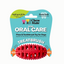 Natural Rubber Football Oral Care Top, Small Dogs, Red