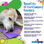 SodaPup Bones Design Dog Enrichment Lick Mat – Purple Silicone Mat