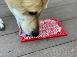 SodaPup Heart Design Lick Enrichment Feeding Mat – Choose a Size