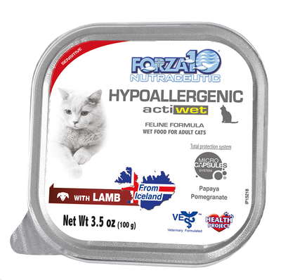 Forza10 Actiwet Hypoallergenic Canned Cat Food - 3.5-oz/32 Pk