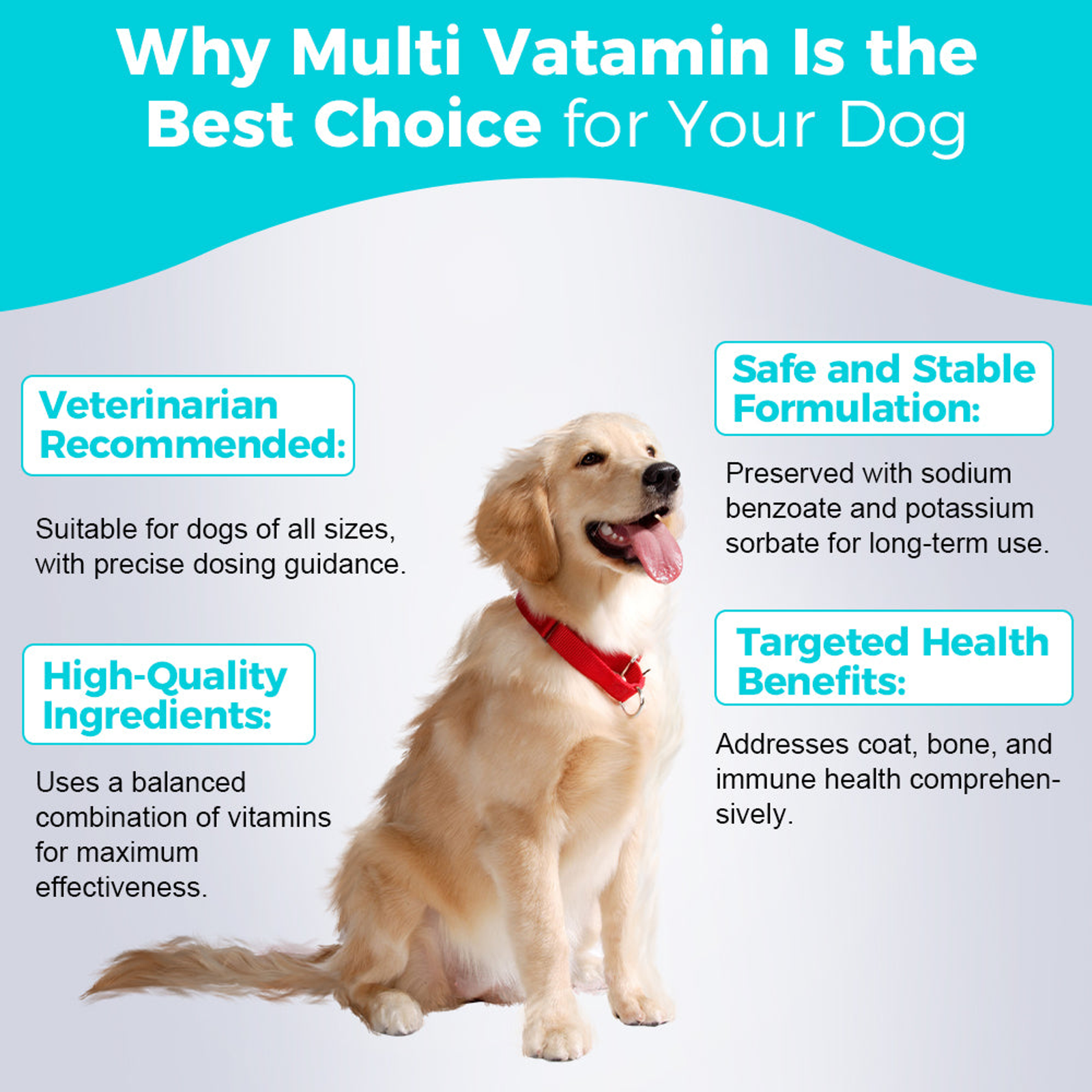Multi Vitamin Suspension for Cats & Dogs - 240mL