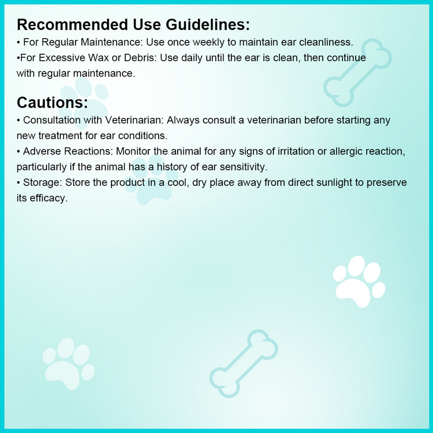 Ear Cleanse Solution for Cats & Dogs - 30mL