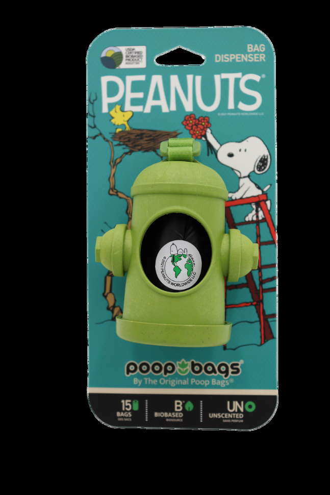 USDA Biobased Peanuts Dispenser, BLACK/GREEN