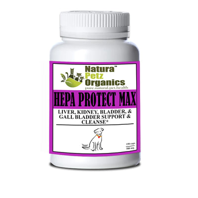 Hepa Protect Maxs - Liver, Kidney, Bladder & Gall Bladder, DOG, 500 mg 150 cap