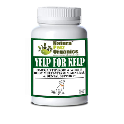 Yelp For Kelp - Omega 3/6 Thyroid/Whole Body Multi-Mineral, DOG, DOG250