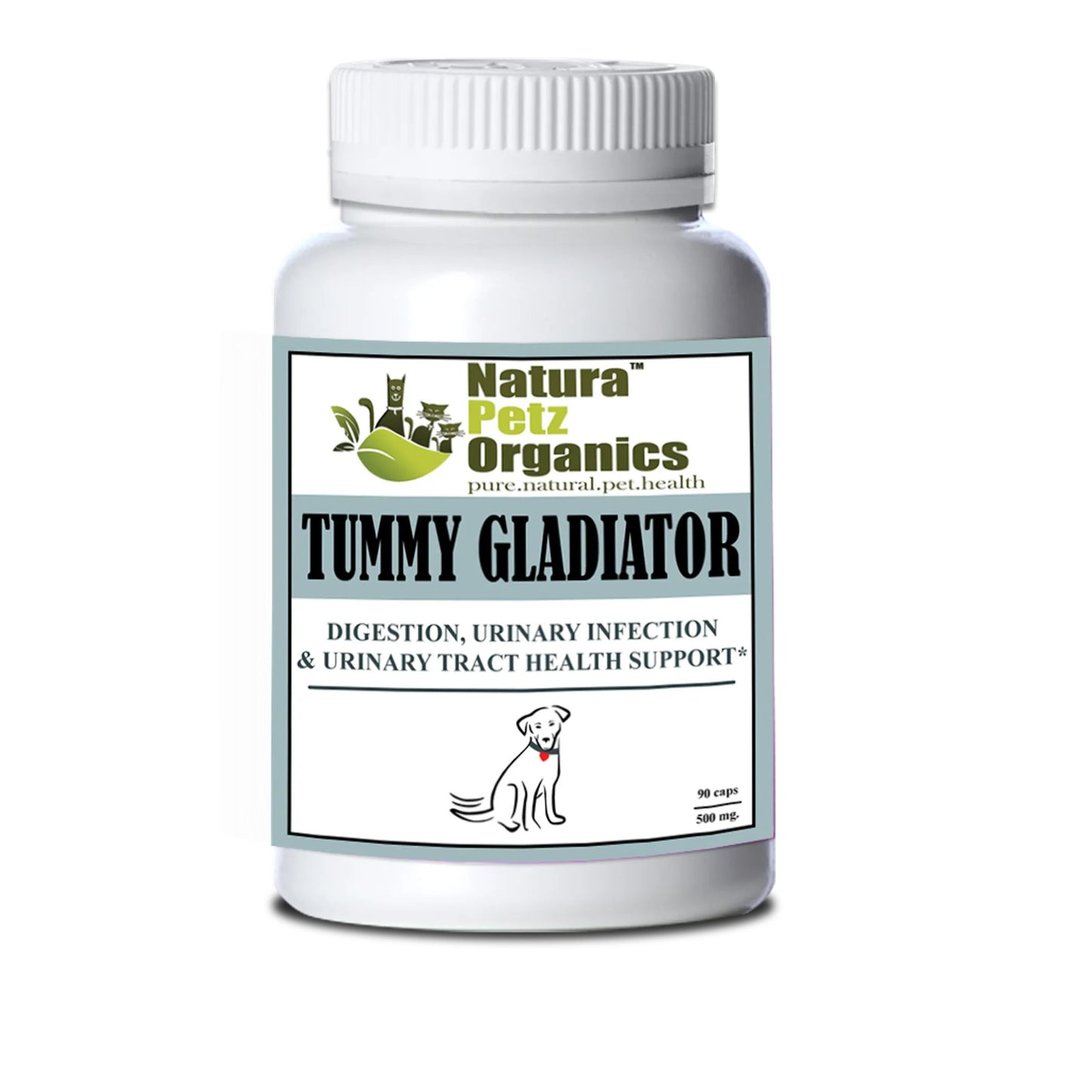 tummy gladiator digestion adjunctive reflux urinary tract for dogs 250