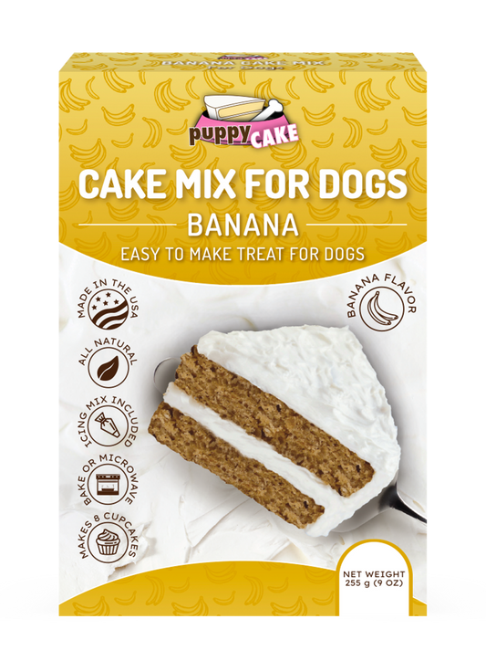 Puppy Cake Mix Banana 9oz