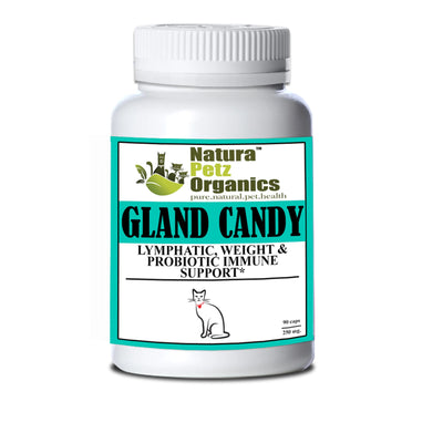 Gland Candy Omega 3 & 6 Lymphatic, Weight & Probiotic, CAT, 250 mg