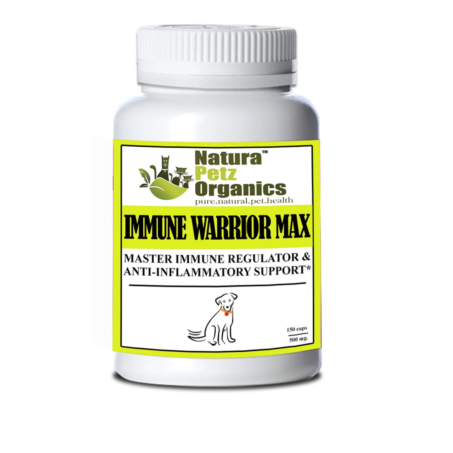 immune warrior max caps immune anti inflammatory dog 500 mg 150 caps
