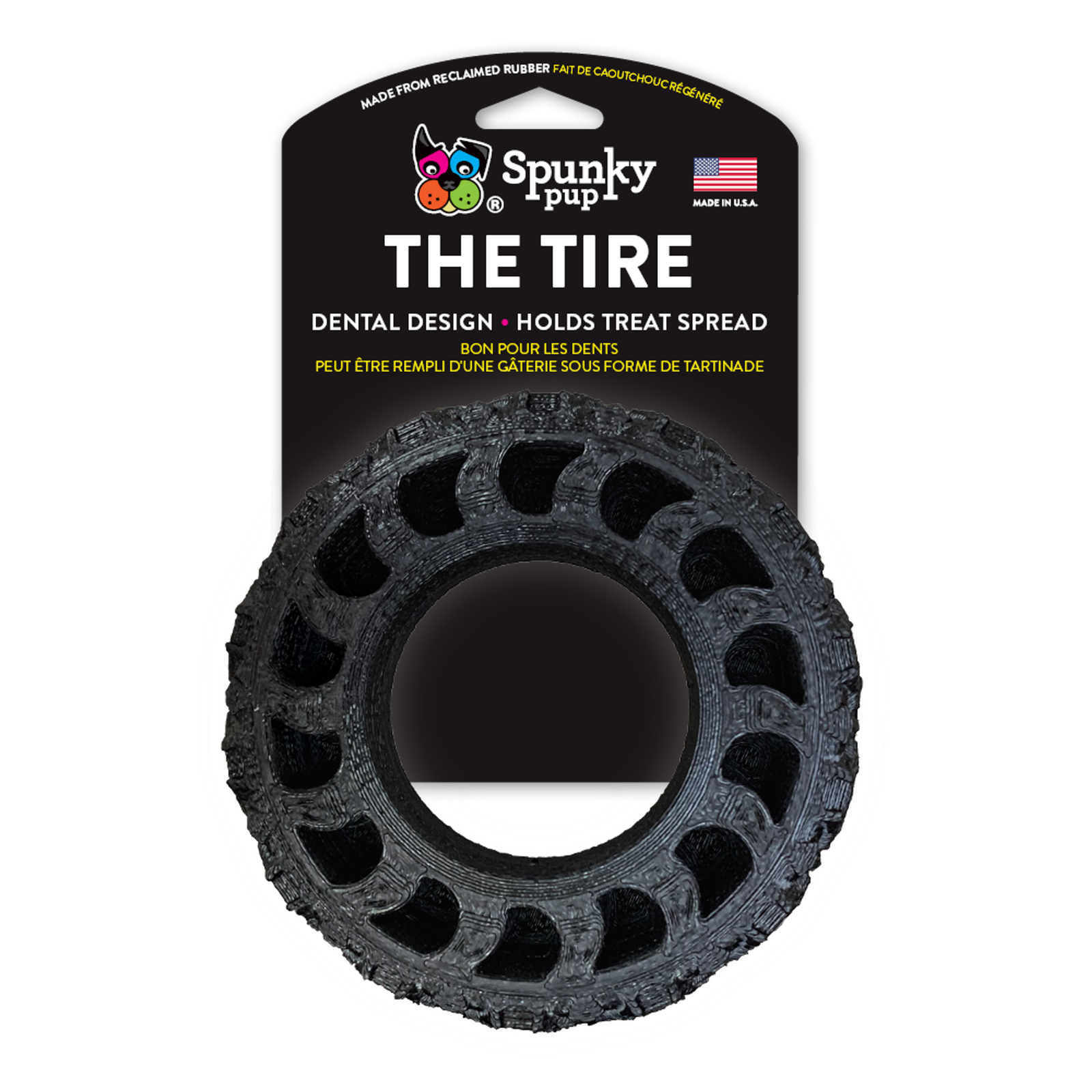 The Tire Dog Toy - USA Made, Large