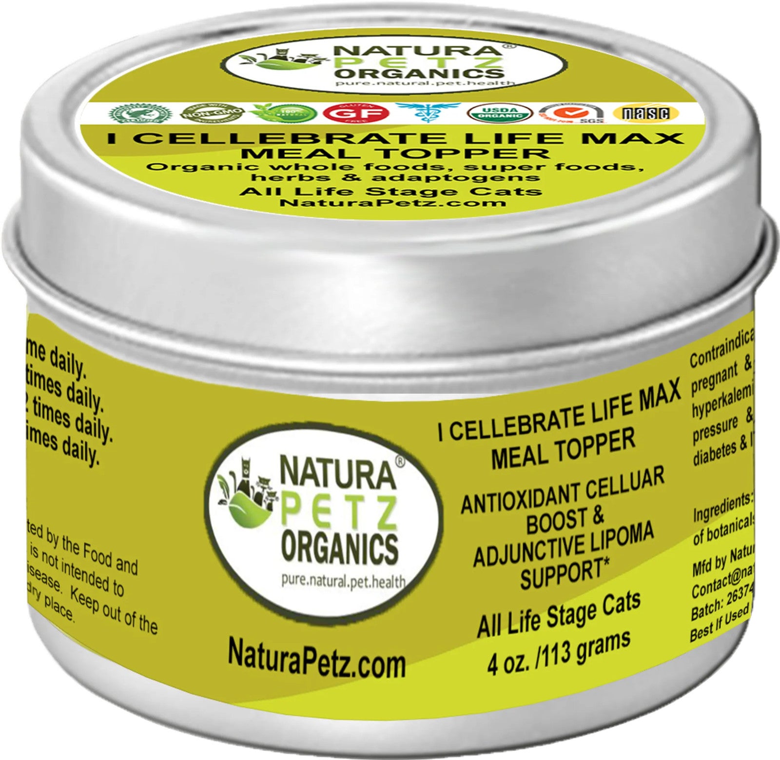 cellebrate life max meal topper antioxidant cellular boost adjunctive lipoma