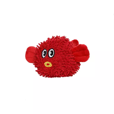 Mighty Jr Microfiber Ball, Junior, Blowfish, Red