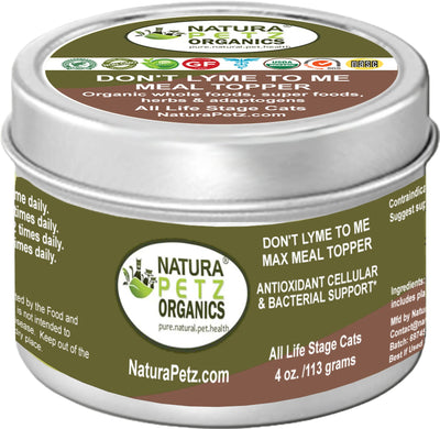 dont lyme to me max meal topper antioxidant cellular bacterial cat 4 oz