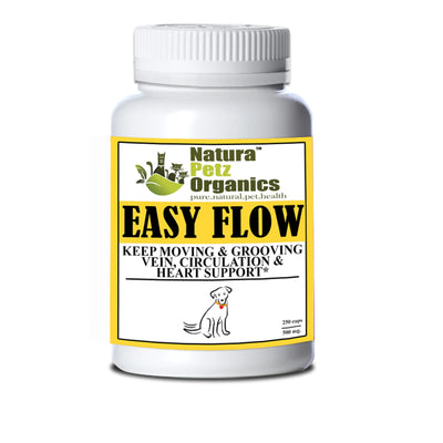 easy flow keep moving grooving vein circulation heart dog 500 mg 250