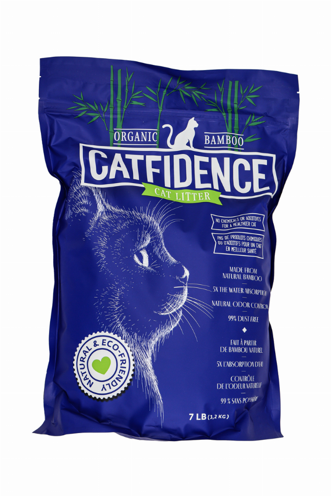 Catfidence Bamboo Cat Litter, 7 lb