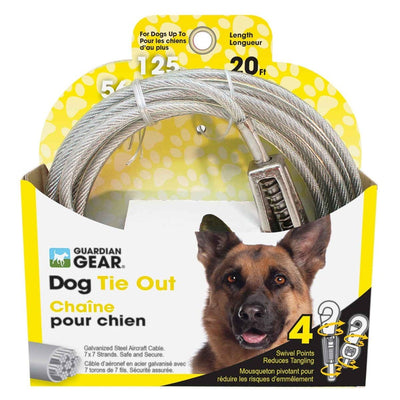 GG X-Large Dog Tie Out w Spring 20ft