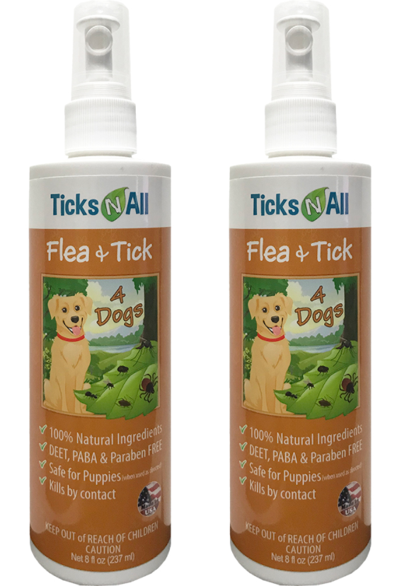 Ticks-N-All Natural Flea and Tick Repellent for Cats - 8oz (2 Pack ...