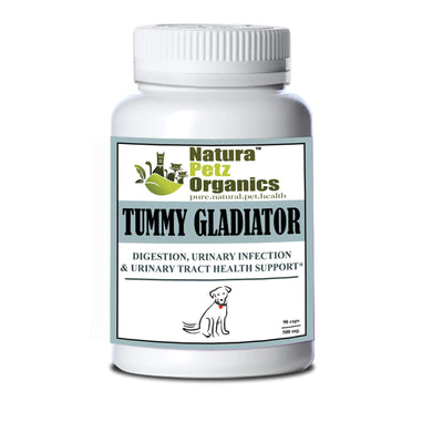 Tummy Gladiator - Digestion, Reflux & Urinary Tract for Dogs, 90 caps