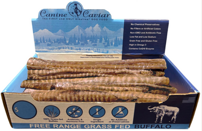 Canine Caviar uffaroos 12" box, 12 pcs