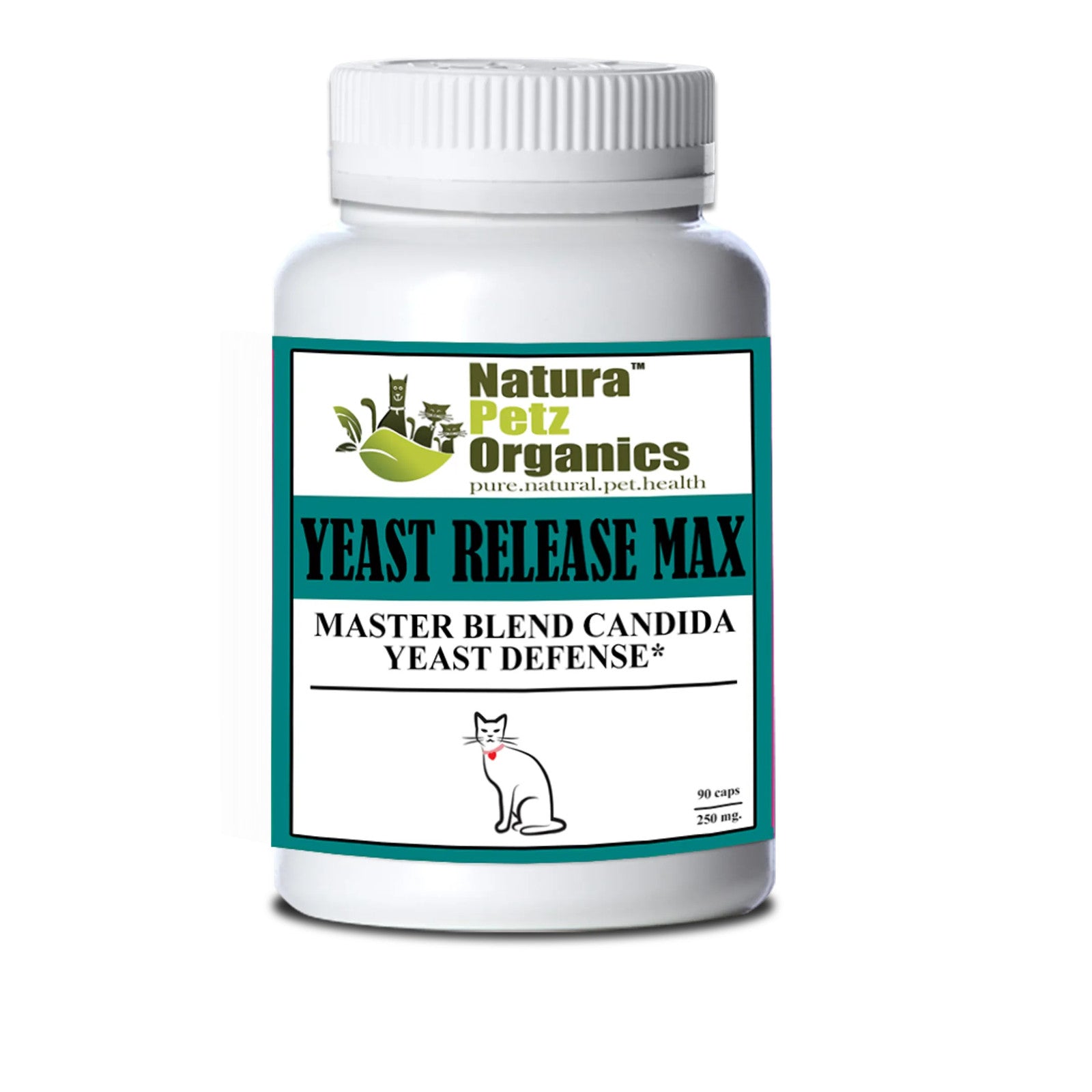 yeast release max capsules candida yeast defense cat 90 caps 250 mg