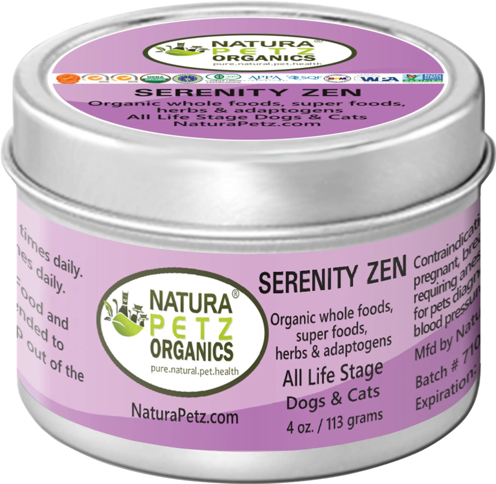 serenity zen anxiety stress relaxation multi systems calming cat 300 mg 1