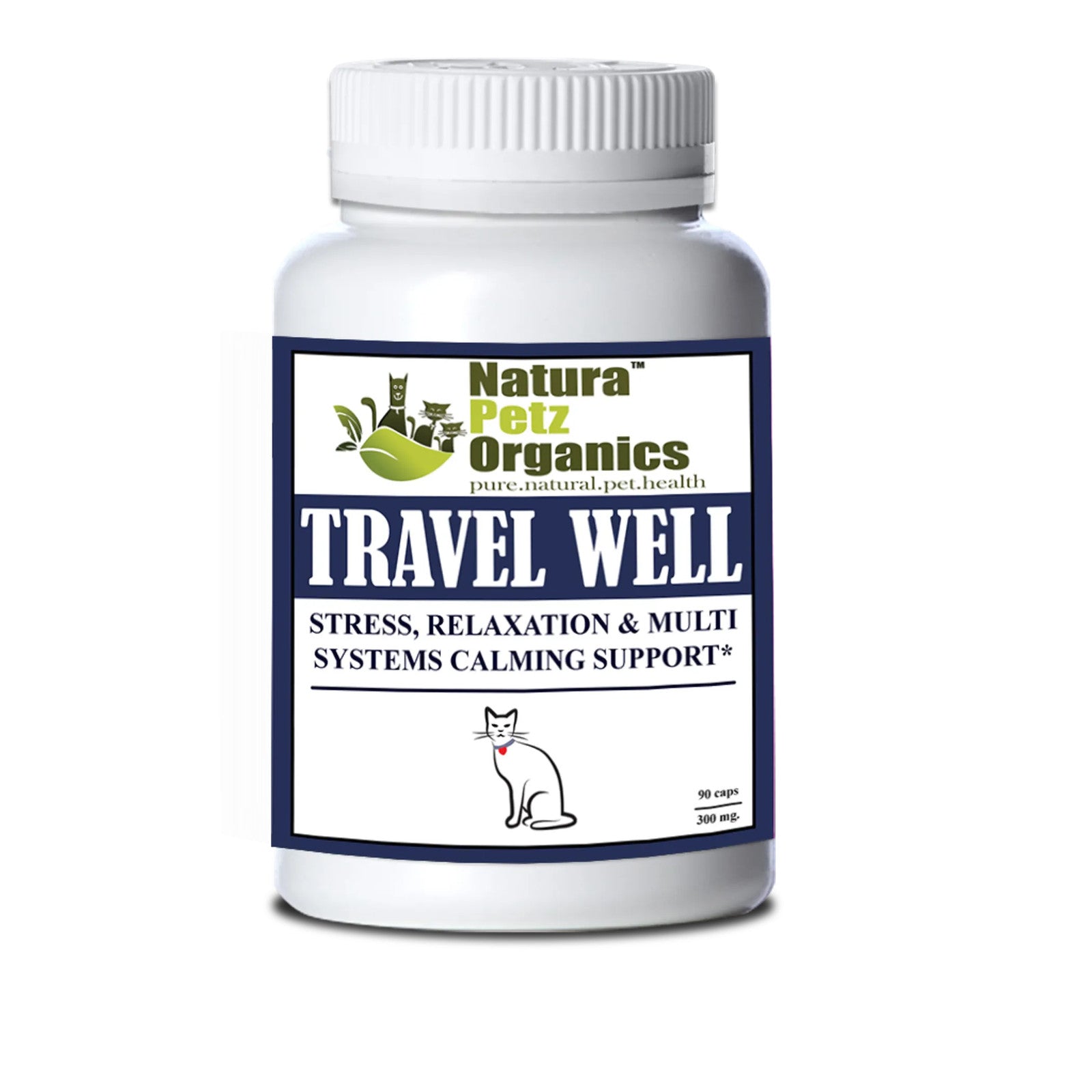 Travel Well - Stress, Relaxation/Calming Stress, Cat, CAT90NF