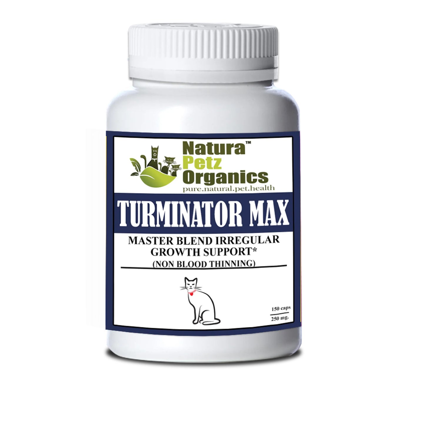 turminator max irregular growthnon blood thinning cats 150 caps 250 mg