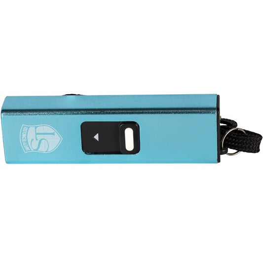 Slider 40 Million Volt Stun Gun Flashlight 4.9 Milliamps, Blue