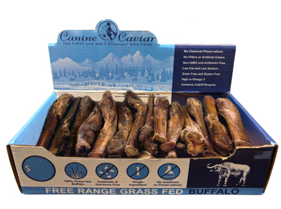 Canine Caviar Buffalo Treats Lollipops 6" Box, 50 pcs