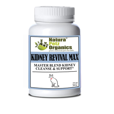 kidney revival max kidney cleanse caps adult cat 150 caps 500 mg