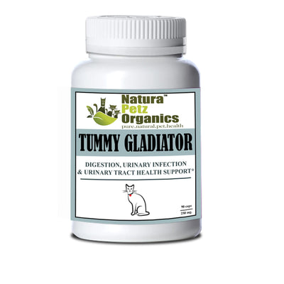 Tummy Gladiator - Digestion, Reflux & Urinary Tract for Cats, 90 caps