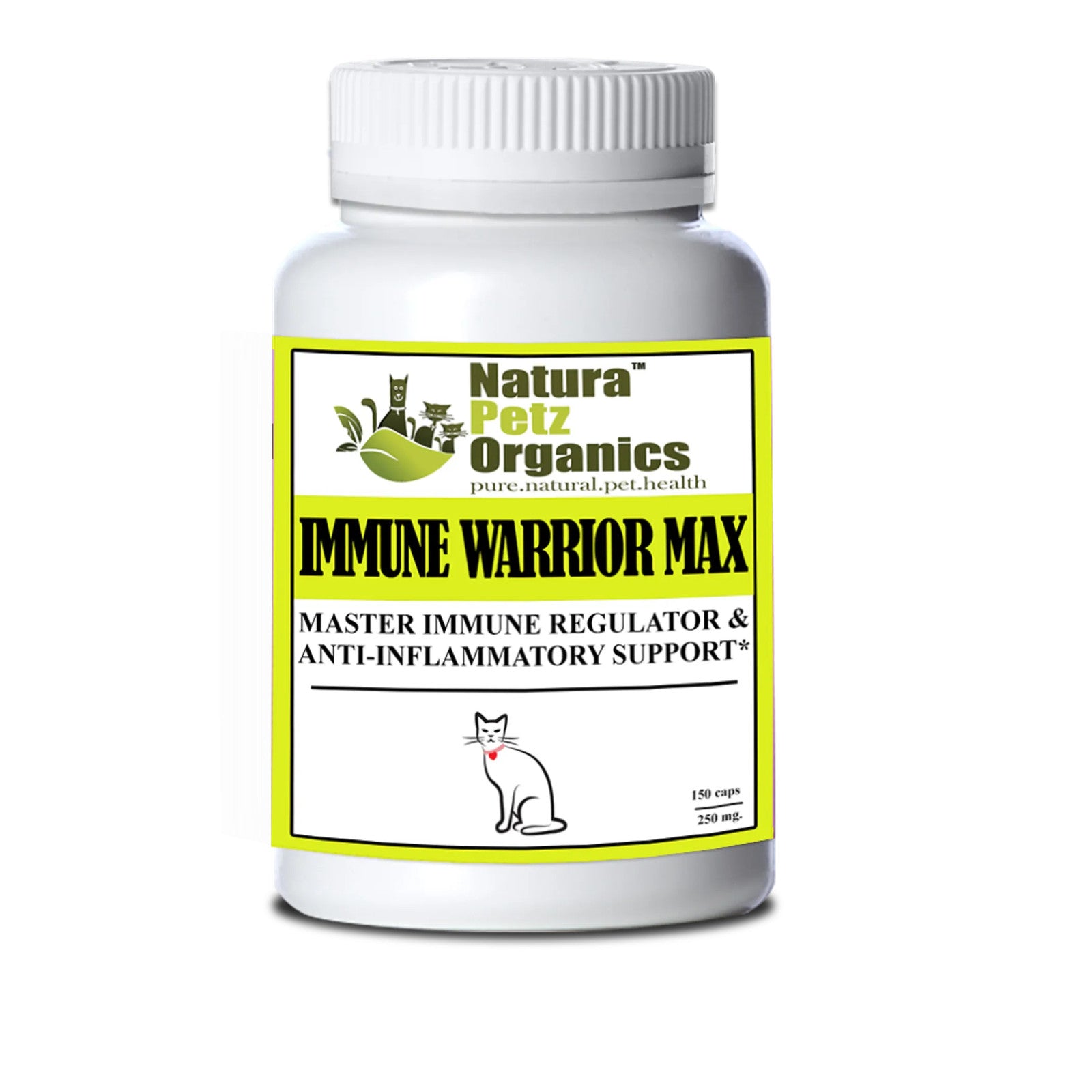immune warrior max caps immune anti inflammatory cat 250 mg 150 caps
