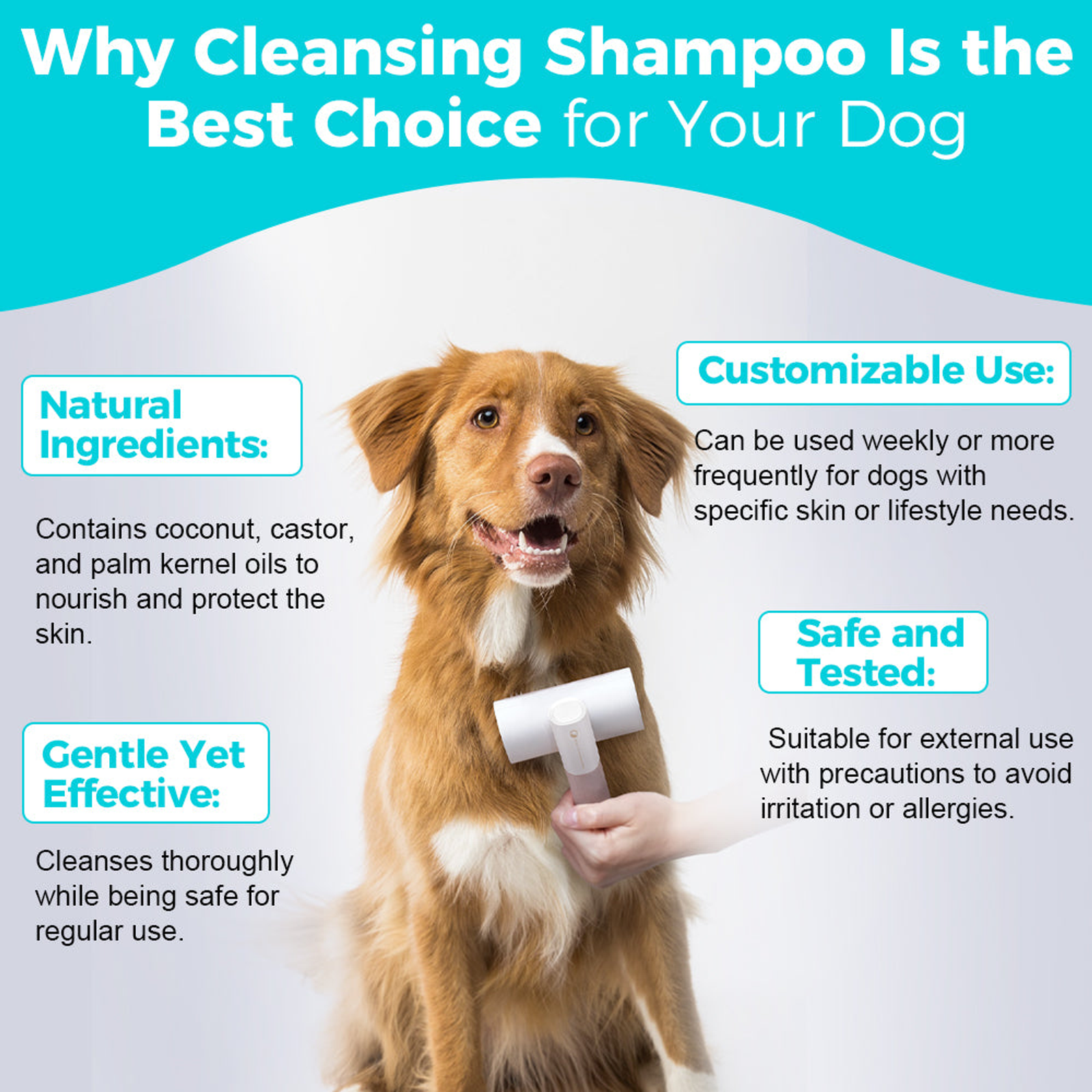 Cleansing Shampoo, 8 oz