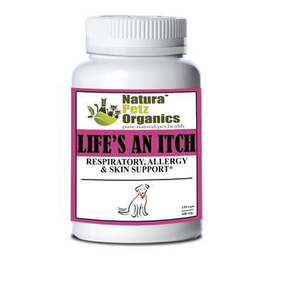 Life'S An Itch - Respiratory Allergy & Skin Dog 150 cap - 600 mg. Turkey Flavor