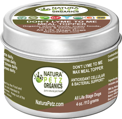 dont lyme to me max meal topper antioxidant cellular bacterial dog 4 oz