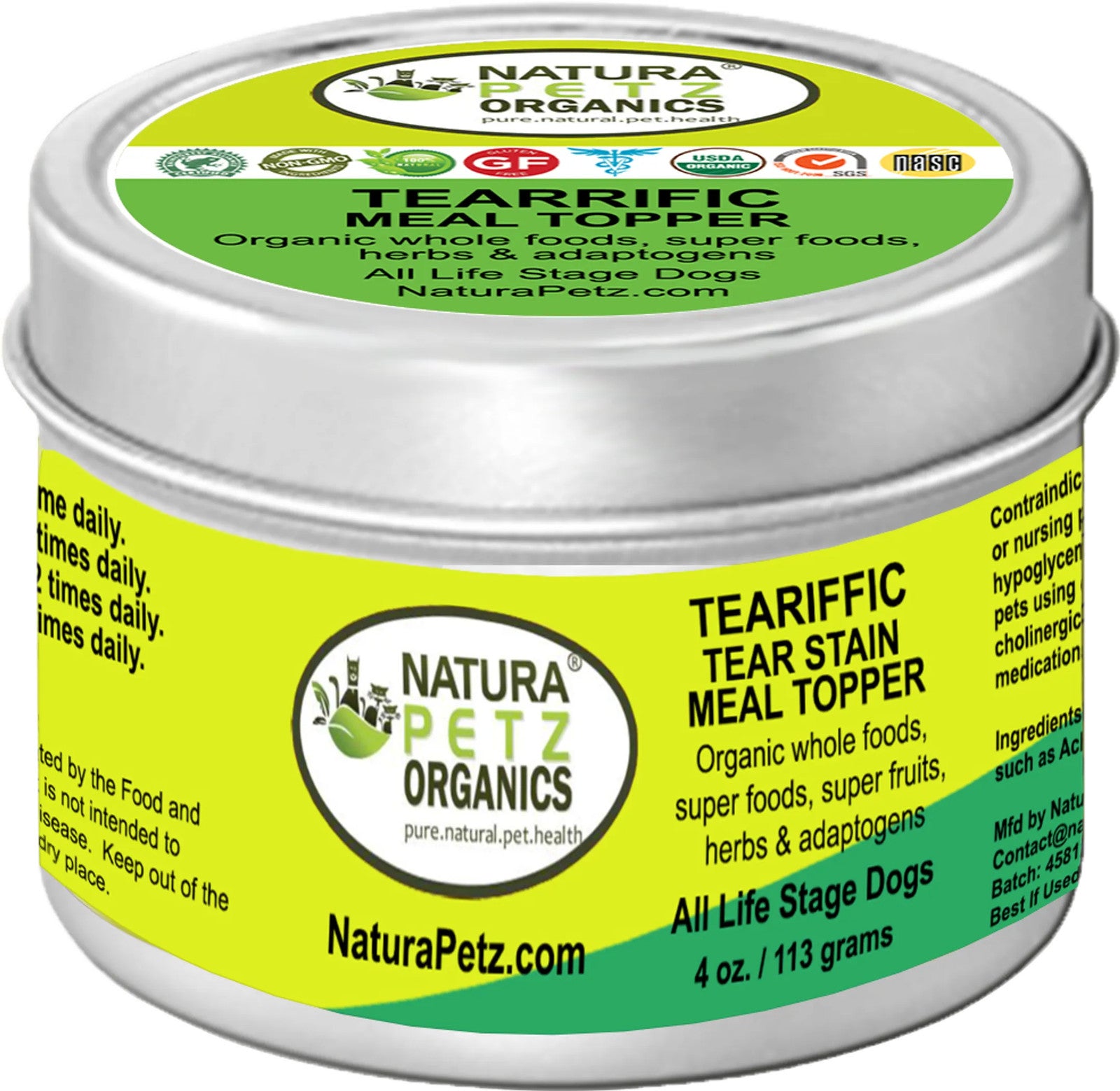 teariffic meal topper tear stainfor dogs tear stain for dogs turkey flavor