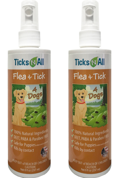 All Natural FleaTick 4 Dogs 8oz (2 Pk)