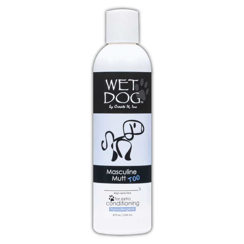Wet Dog - Masculine Mutt Calming Conditioner for Dogs, 8 oz