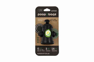 The Original Poop Bags Hydrant Dispenser, GREEN