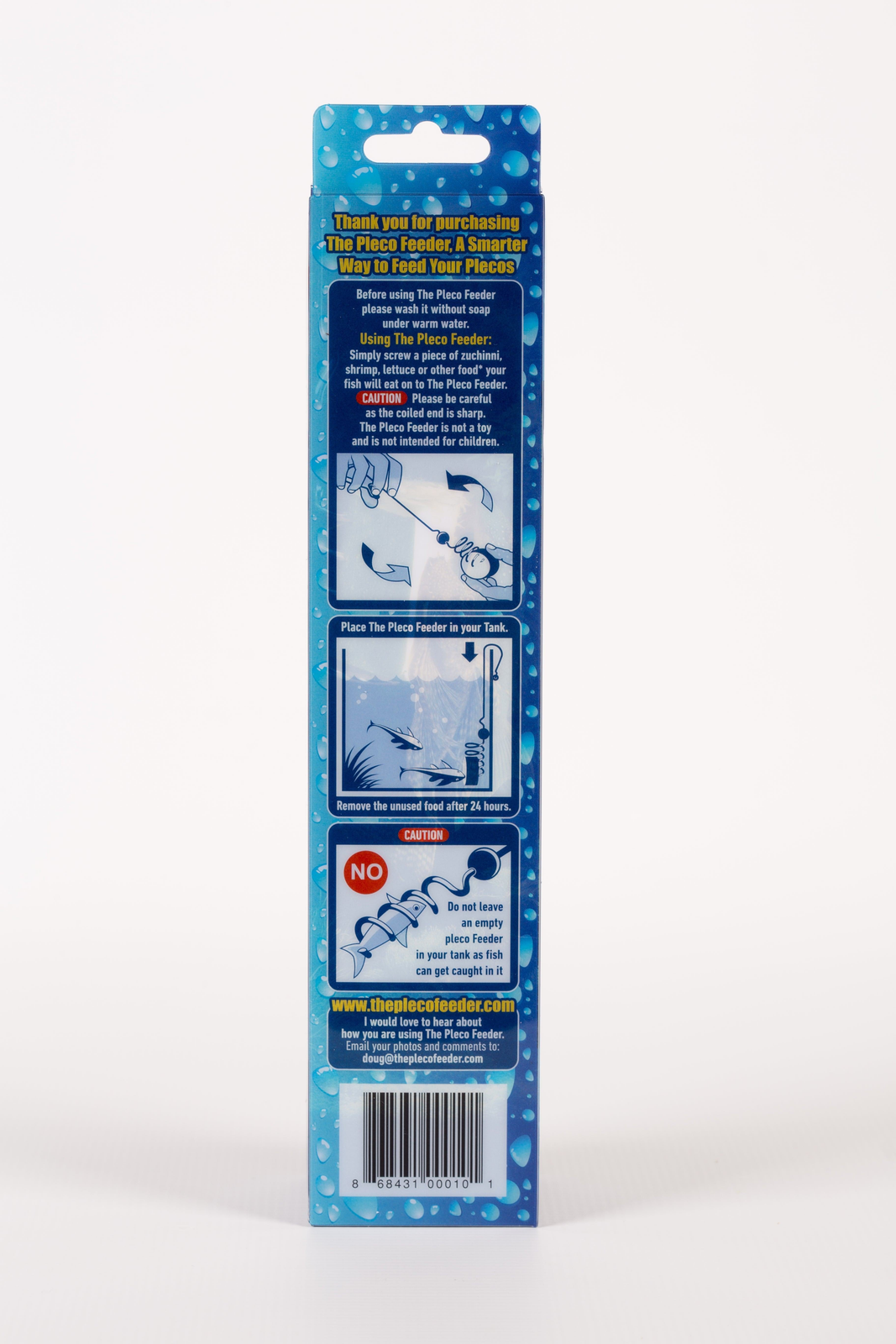 The Pleco Feeder, Small (5-20 Gallons)