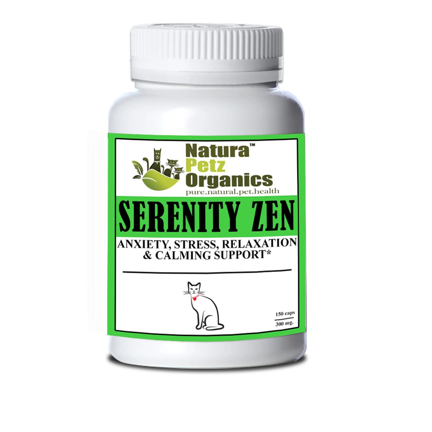 serenity zen anxiety stress relaxation multi systems calming cat 300 mg