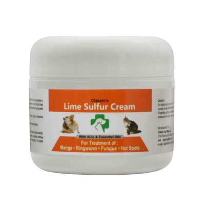 Classic's Lime Sulfur Pet Skin Cream - for Itchy and Dry Skin