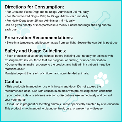 Paws & Relax! Canadian Calming Oil for Cats & Dogs 60mL for Pet Tranquility