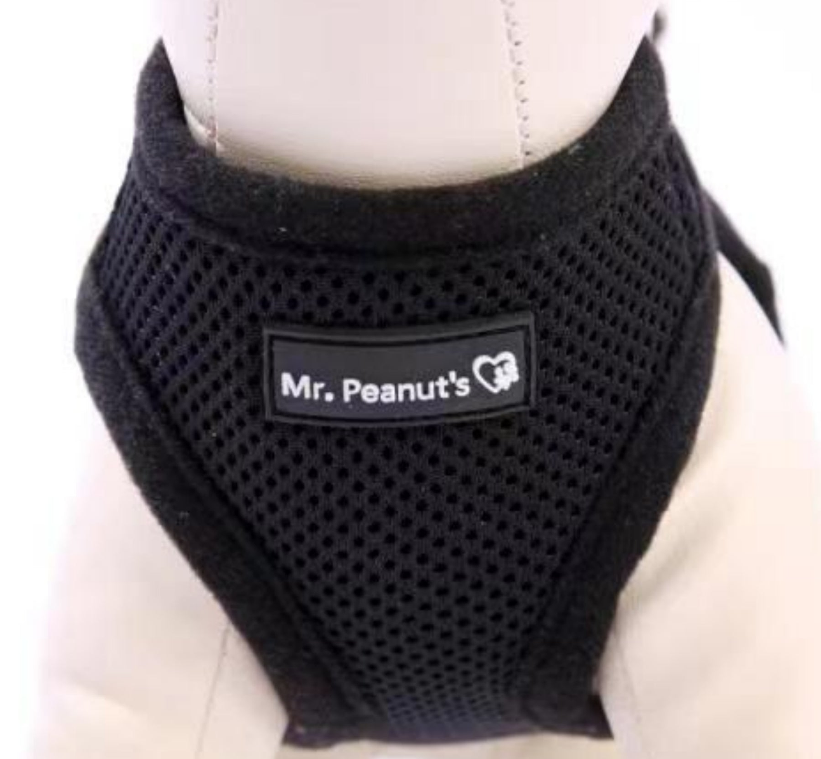Mr. Peanut's PupTrek Sm Dog/Cat Soft Mesh Step In Harness Vest, XS, Black