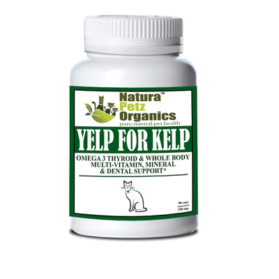 Yelp For Kelp - Omega 3/6 Thyroid/Whole Body Multi-Mineral, CAT, 90CAT