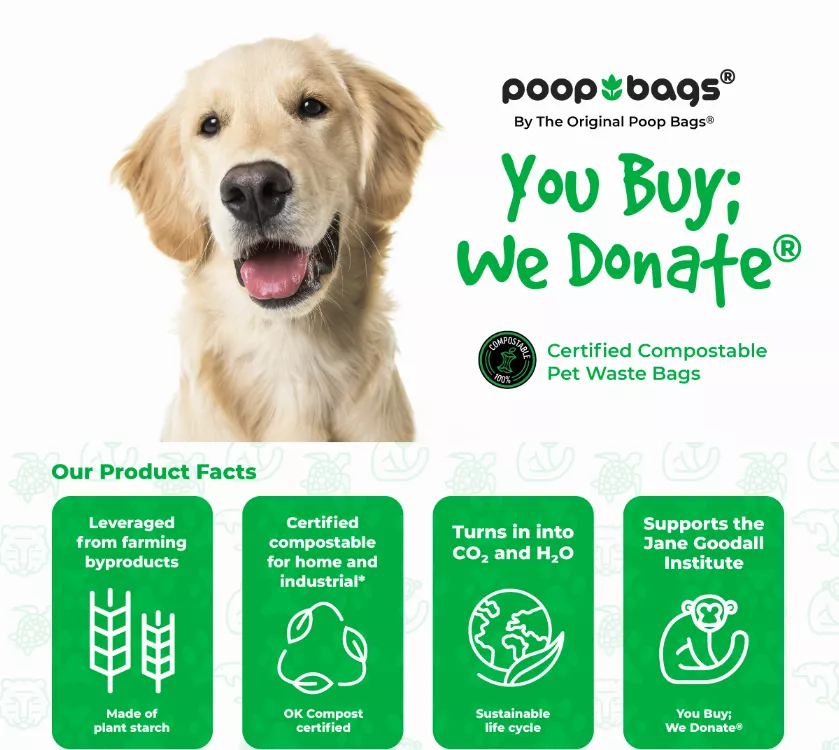 You Buy; We Donate Compostable Handle Tie, GREEN
