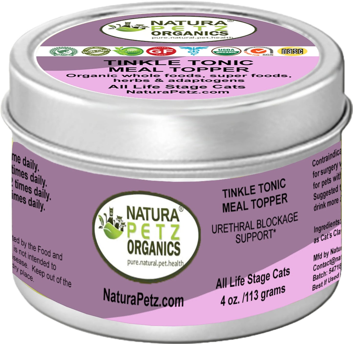 tinkle tonic meal topper urethral blockage 4 oz cat