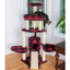 Armarkat Real Wood Spacious Thick Fur Cat Tower W Lounge, Beige